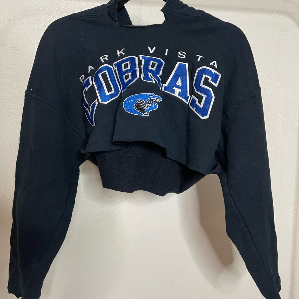 Cropped hoodie
